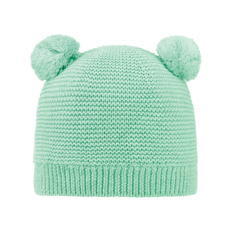 Organic Beanie Snowy Sweet Pea