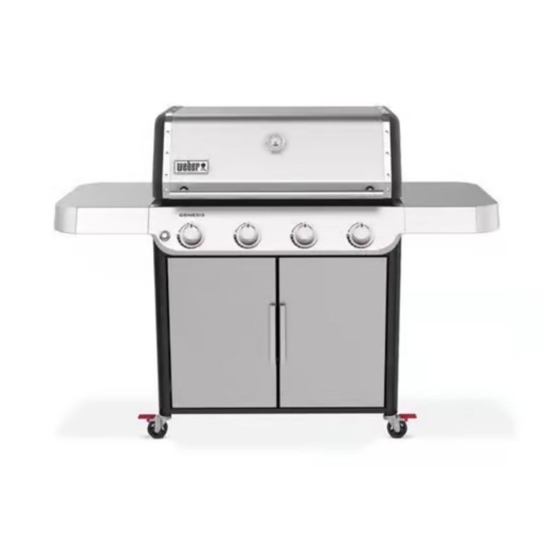 Weber Genesis S-415 4 Burner Liquid Propane Grill Stainless Steel