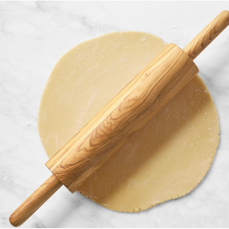 Williams Sonoma Barrel Olivewood Rolling Pin S97423964