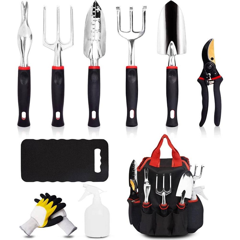 10-Piece Heavy-Duty Garden Tool Set