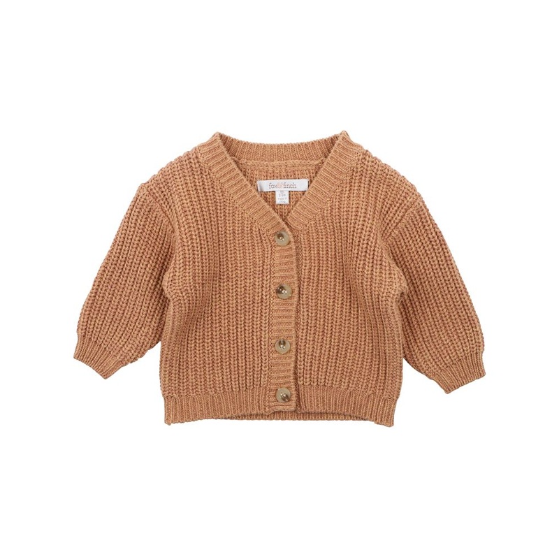 Fox & Finch Starlette Knitted Cardigan – Caramel