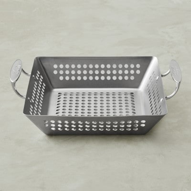 All-Clad Stainless-Steel Outdoor Square Grilling Basket S97467016