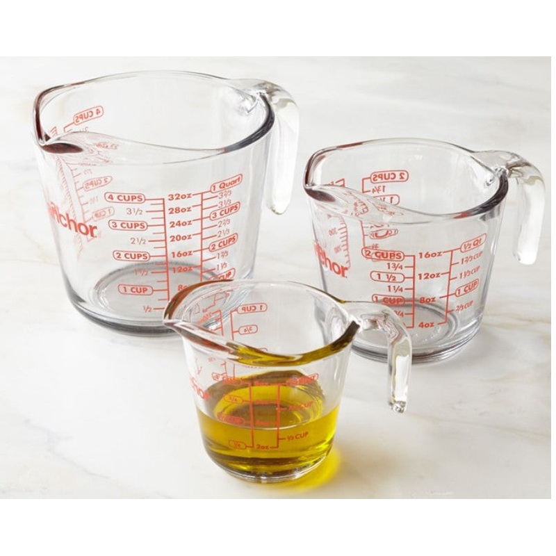 Anchor Hocking Glass Measuring Cups S97416147