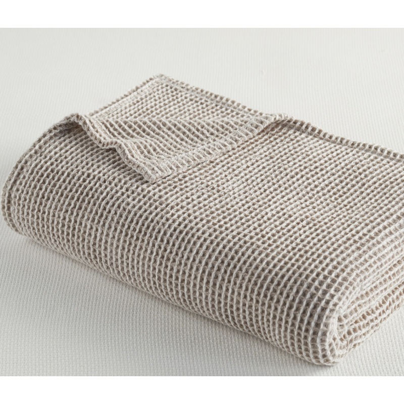 Waffle Weave Blanket, Neutral, Full/Queen S97420688