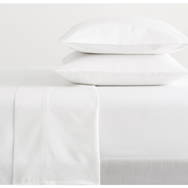 700-Thread-Count Sateen Sheet Set, King Size, White S97420691