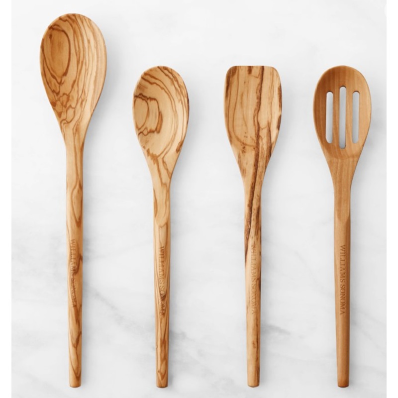 Williams Sonoma Olivewood Spoons, Set of 4 S97417280