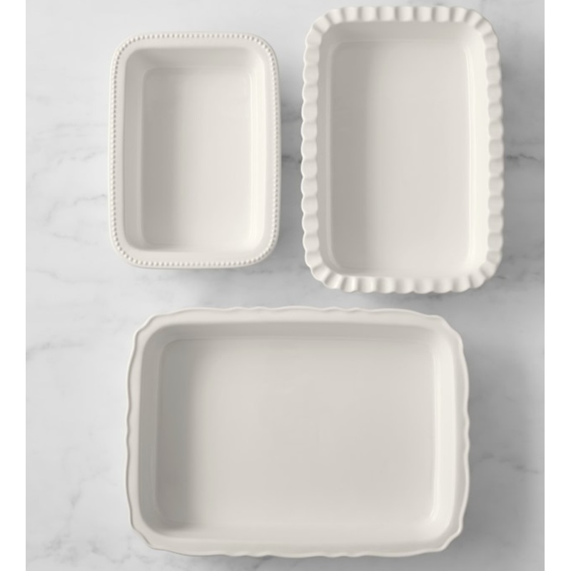 Williams Sonoma Stoneware Rectangular Bakers, Set of 3 S97419878