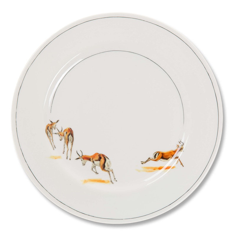 Antelope Jumping Dinner Plate S97421677