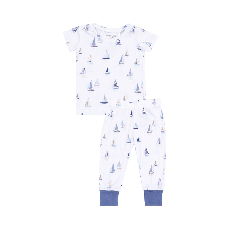 Sailboats Blue S/S Loungewear Set