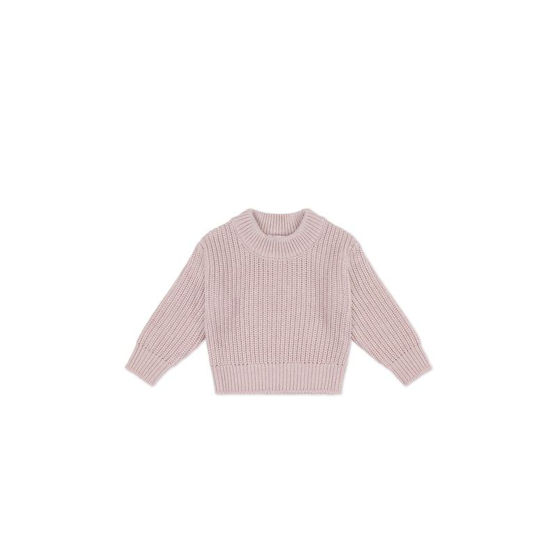 Morgan Jumper – Hushed Pink Marle
