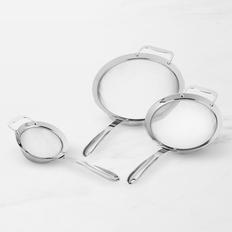 All-Clad 3-Piece Stainless-Steel Strainer Set S97420467