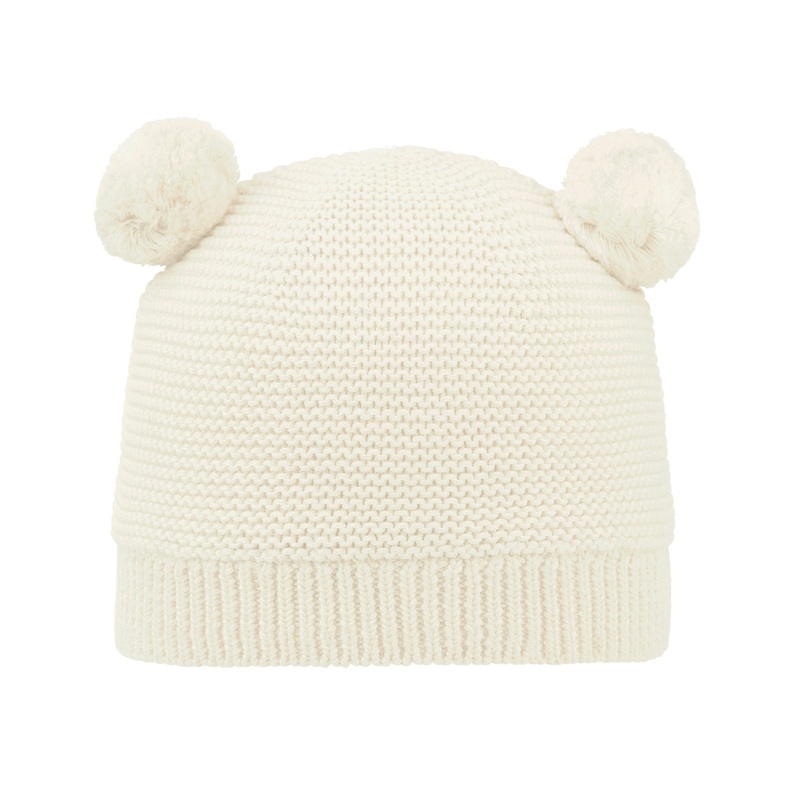 Organic Beanie Snowy Cream