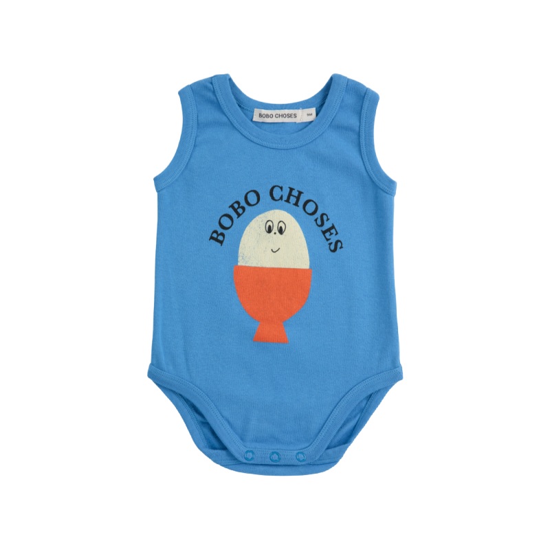 bobo choses morning egg baby tank body blue