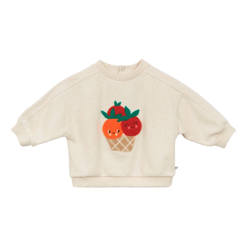 arsene & les pipelettes florentina ice baby sweatshirt