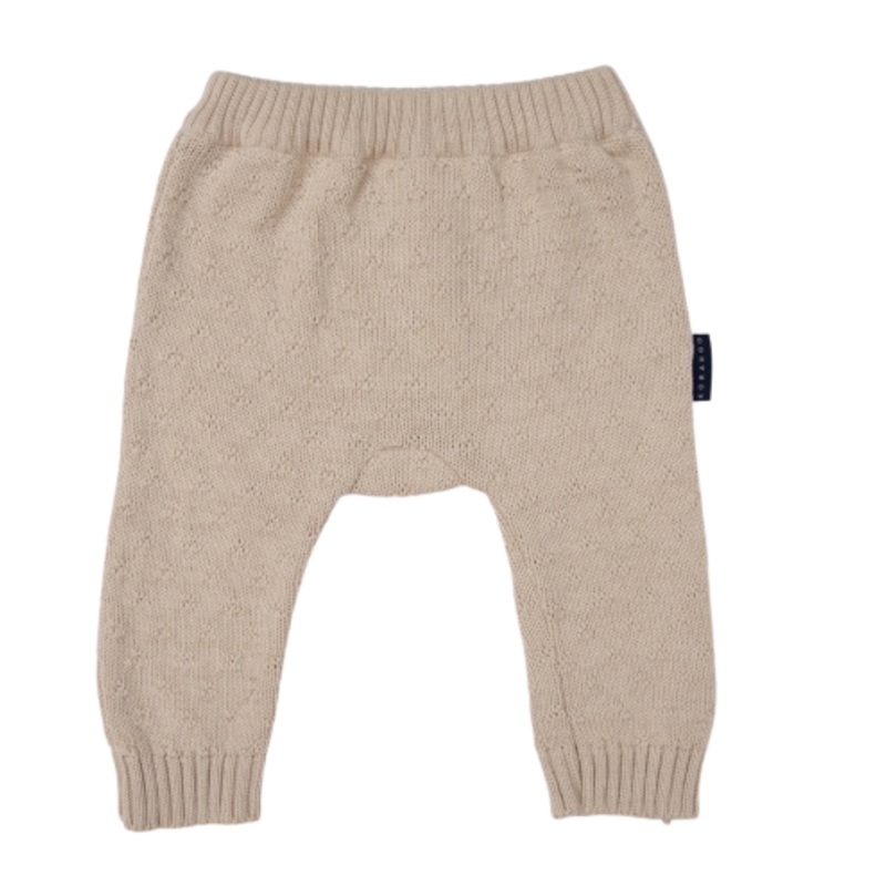 Korango Textured Knit Legging-Tapioca.