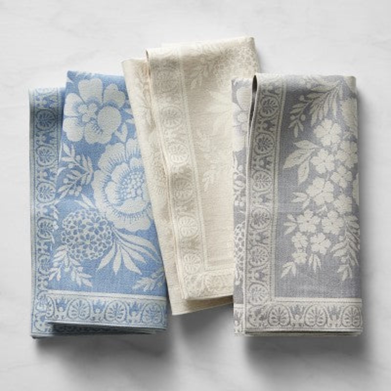 Vintage Floral Jacquard Napkins