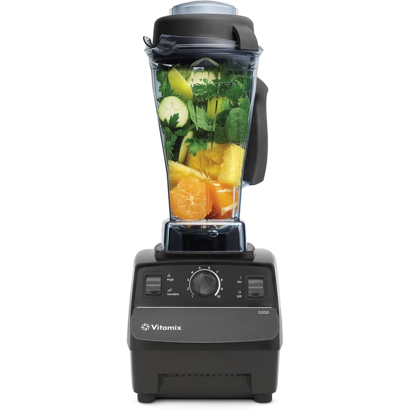 Vitamix 5200 Blender, Professional-Grade, Container, Self-Cleaning 64 oz, Black/Grey S97471057