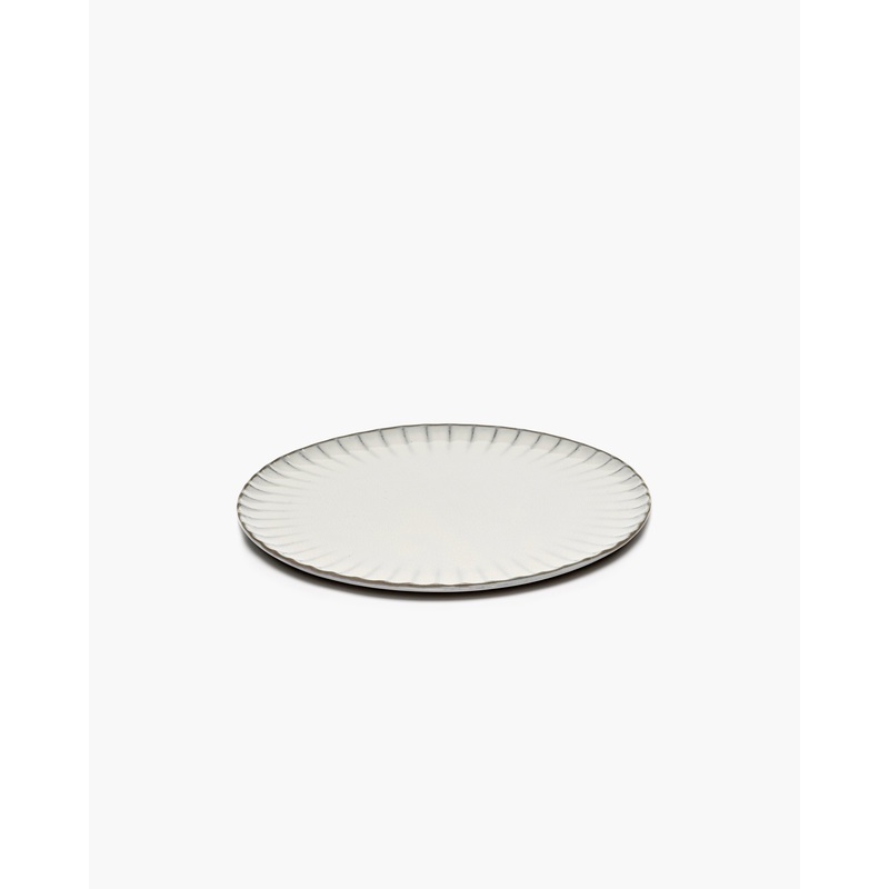 White Inku Dinner Plate