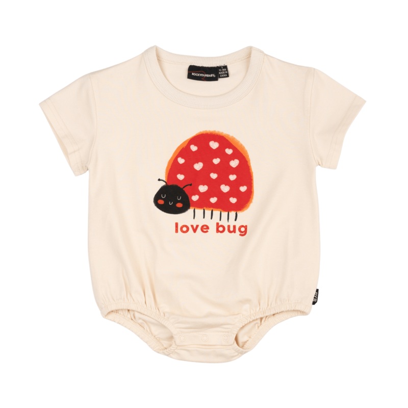 LOVE BUG OVERSIZED BABY BODYSUIT