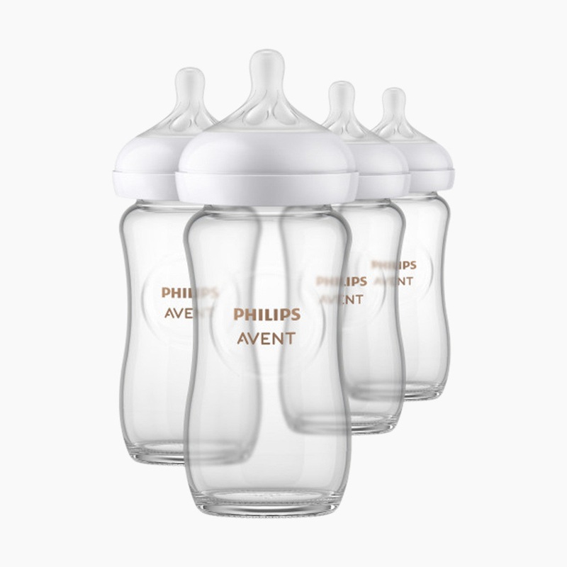 8oz Philips AventGlass Natural Baby Bottle with Natural Response Nipple