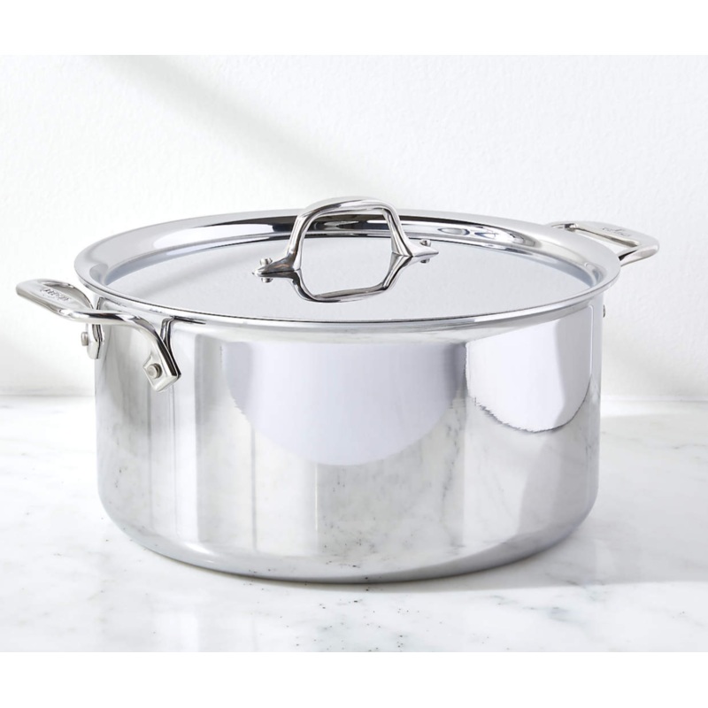 All-Clad  d3 Stainless Steel 8-Quart Stockpot with Lid S97417199
