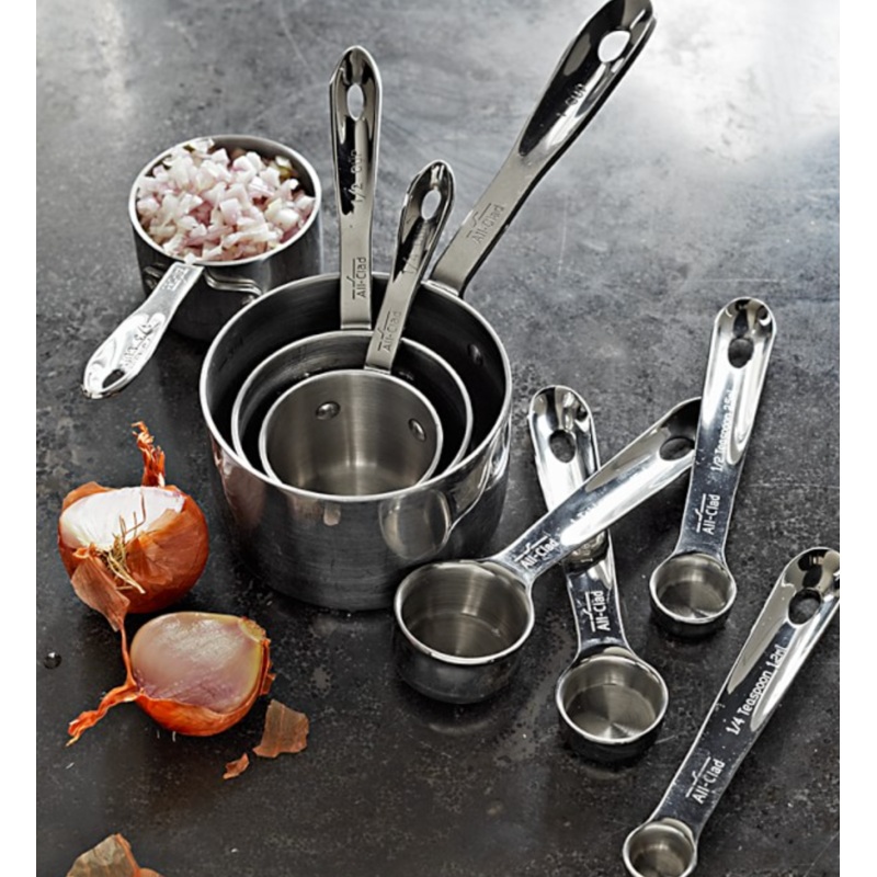 All-Clad Stainless-Steel Measuring Cups & Spoons Ultimate Set S97420849