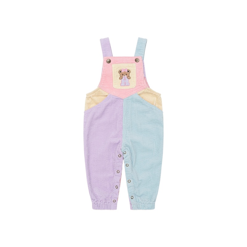 BLUSH COLOUR BLOCK OVERALL