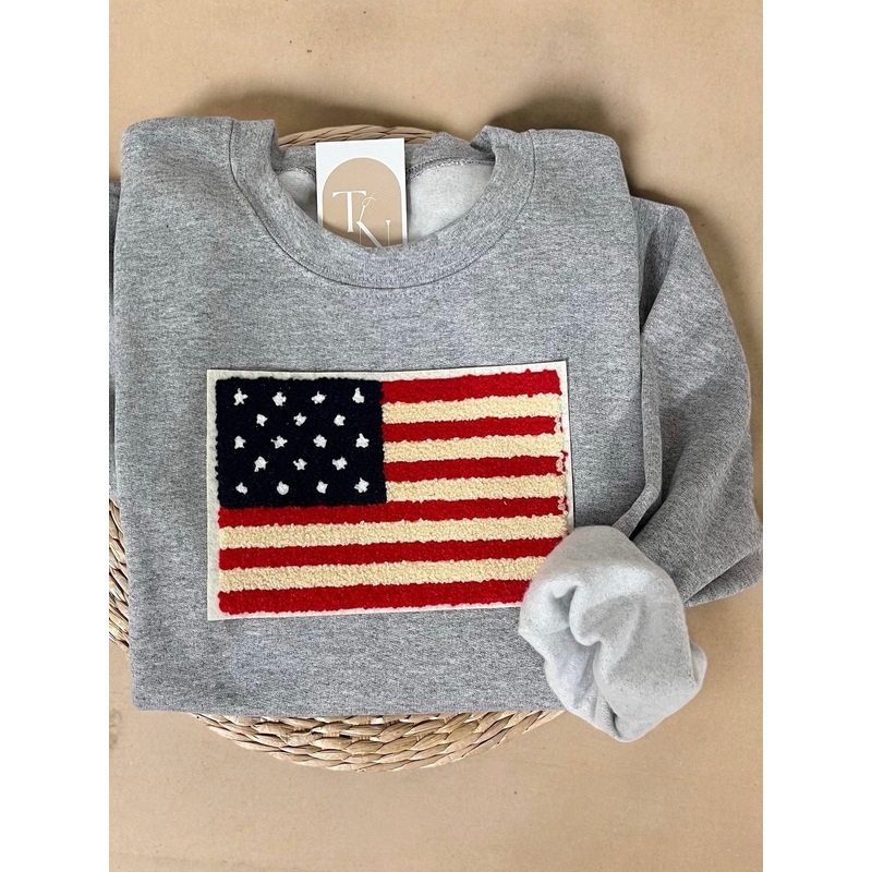 American Flag Sweatshirt