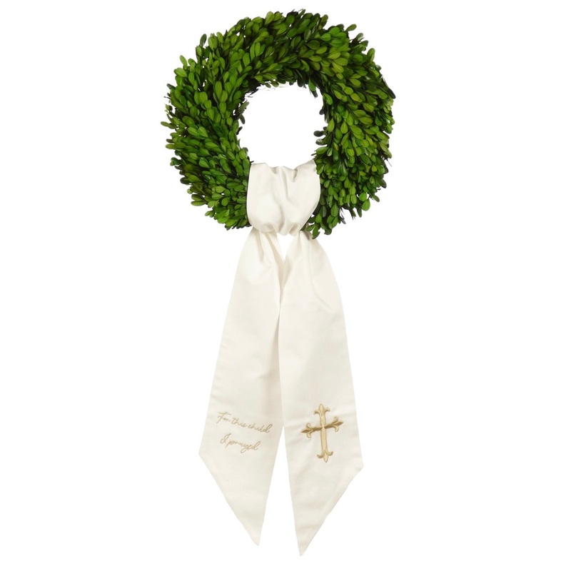 Wreath Sash | For This Child I Prayed