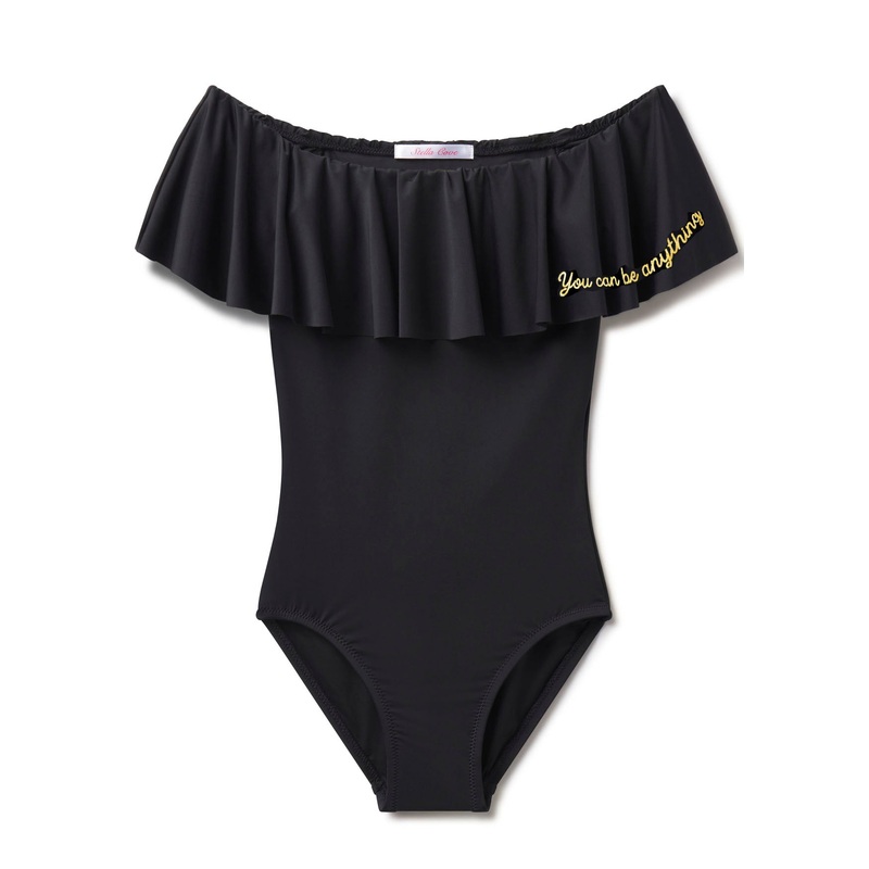 “You Can Be Anything” Black Swimsuit