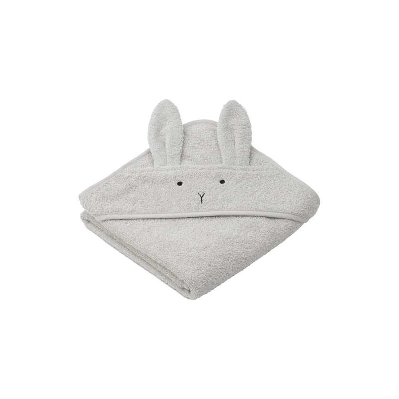 Albert Babyhandtuch mit Kapuze Rabbit dumbo grey