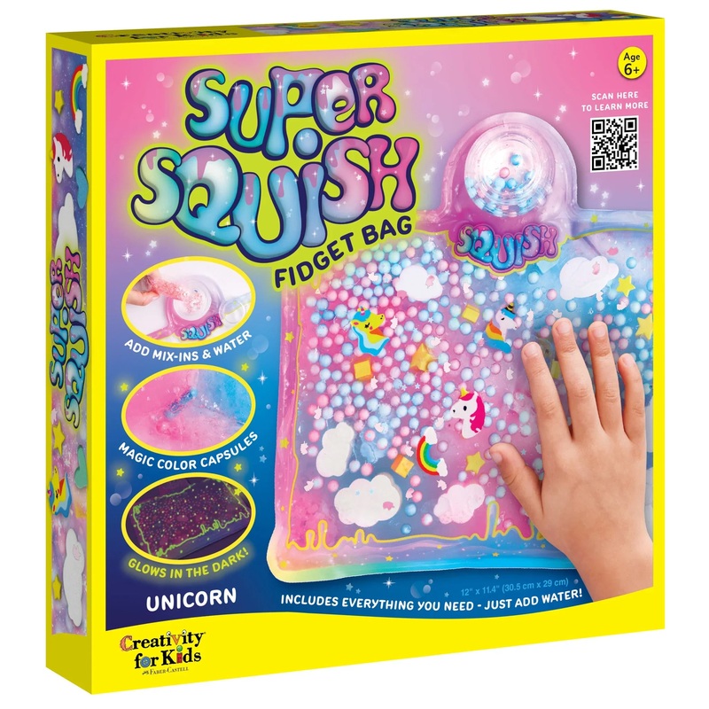 Creativity For Kids 6455 Super Squish Fidget Bag Unicorn