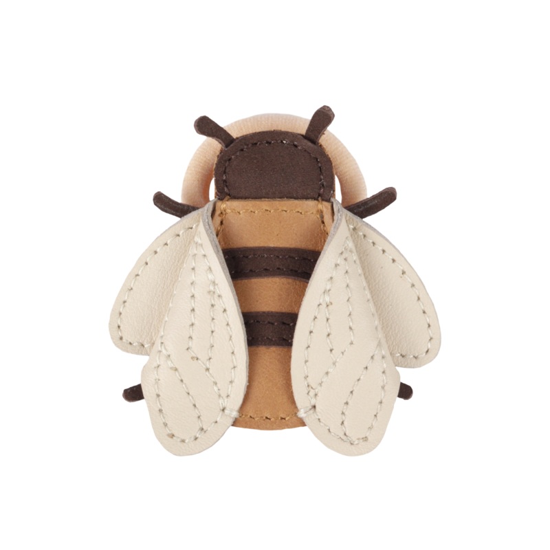 Zaza Sky Hair Tie | Bee | Camel Classic Leather