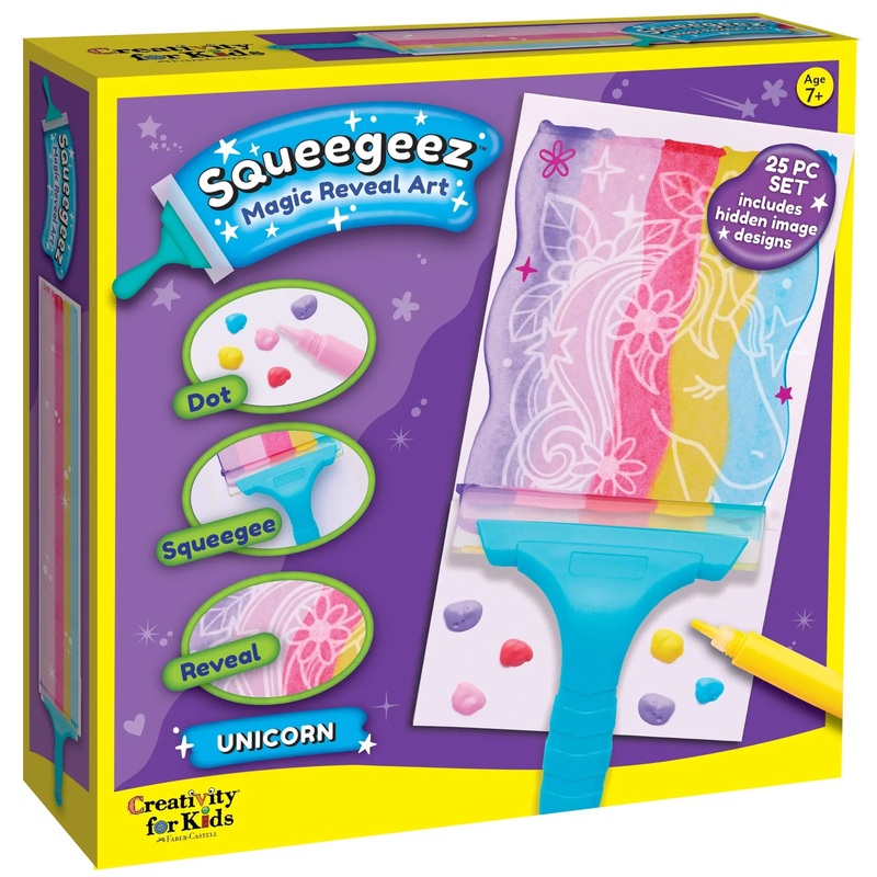 Creativity For Kids 6409 Squeegeez Magic Reveal Art Unicorn