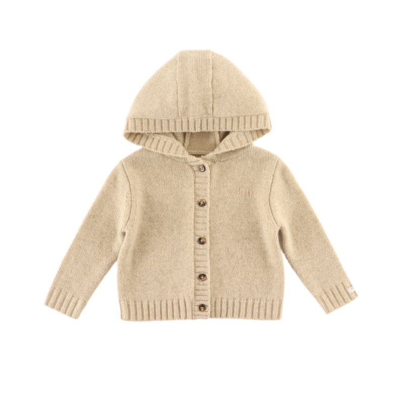 Gilane Merino Wool Cardigan | Biscotti Melange