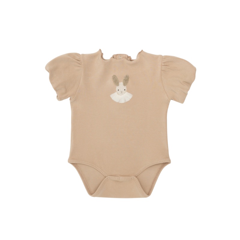 Nowie Bodysuit | Festive Rabbit | Rose Mocha