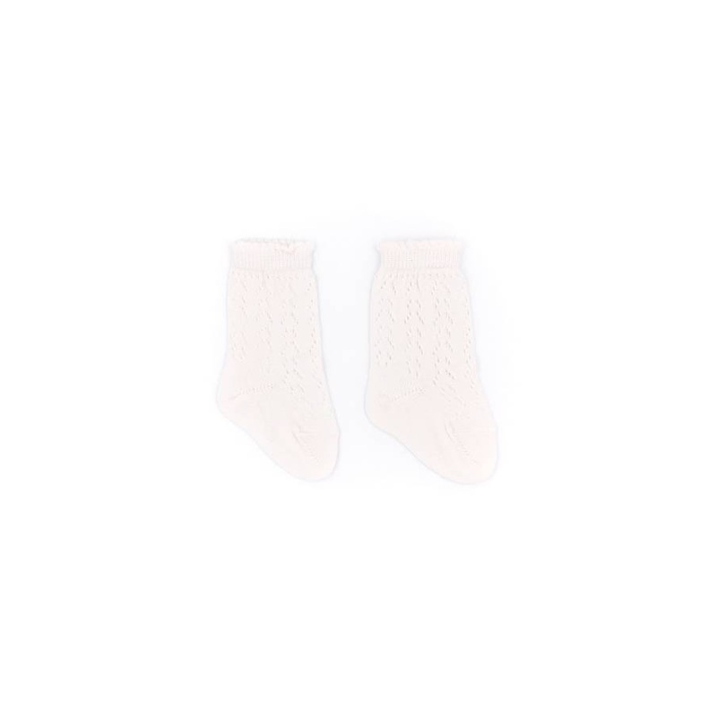 Perforated Socks Baby Girl – CREAM 02