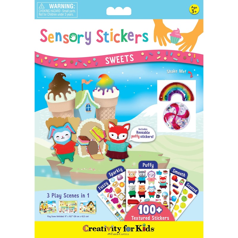 Creativity for Kids CK6361 Sensory Stickers – Sweets