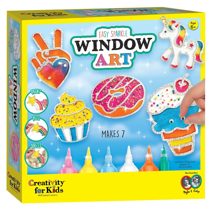 Creativity for Kids 6344 Easy Sparkle Window Art