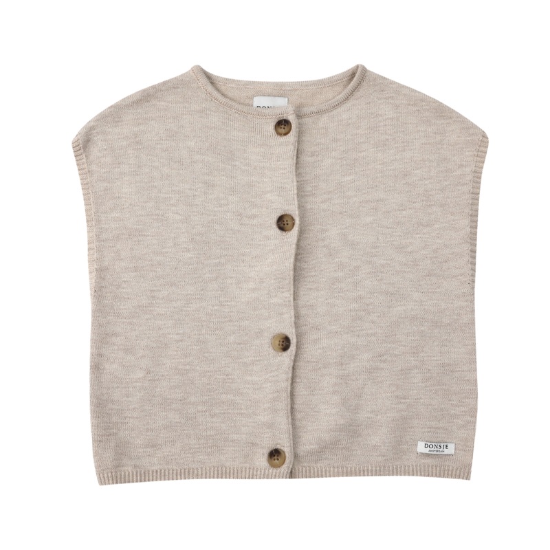 Laire Vest | Lavender Brown Melange