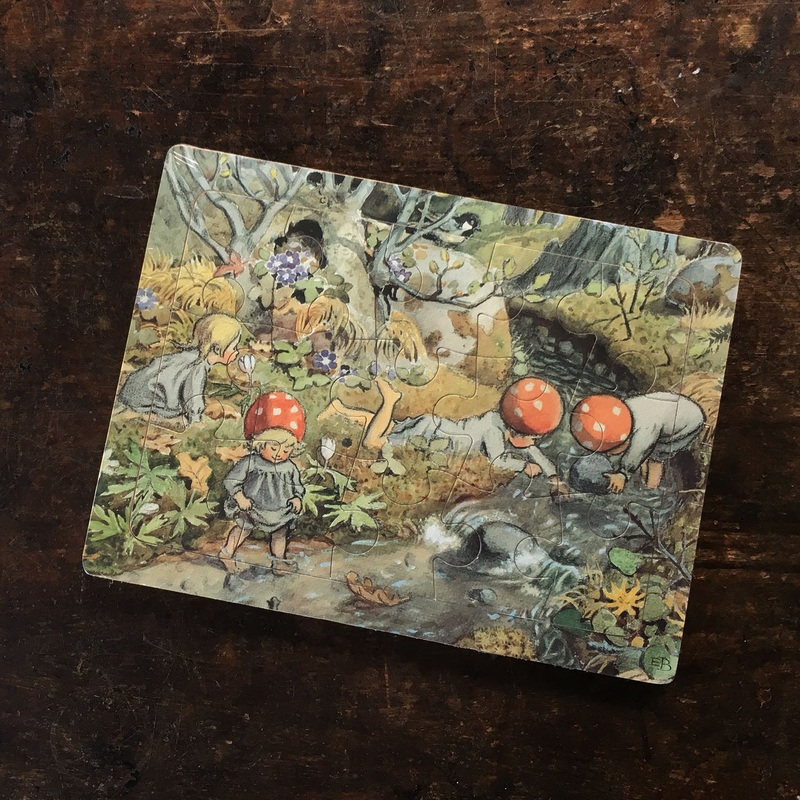 Elsa Beskow’s Children of the Forest – Wooden Tray Puzzle