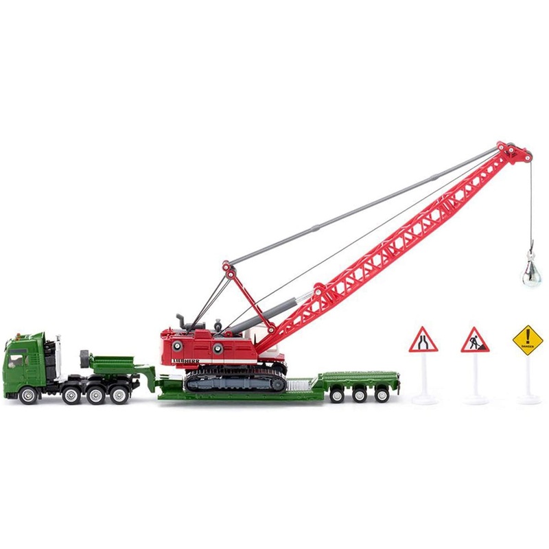 SIKU Heavy Haulage Transporter with Cable Excavator and Service