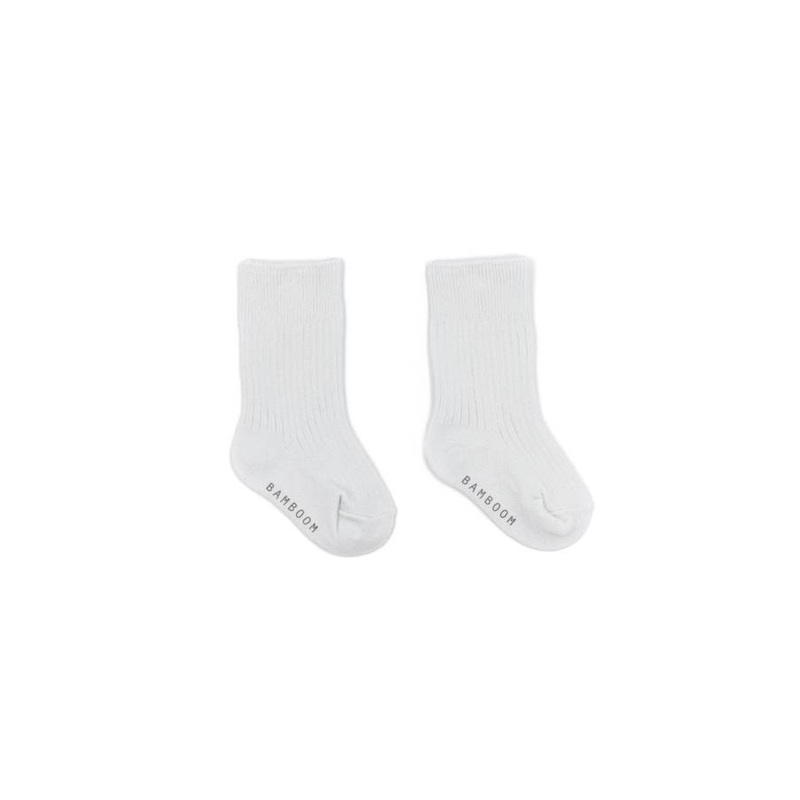 Bamboo Ribbed Socks – WATER BLUE 70