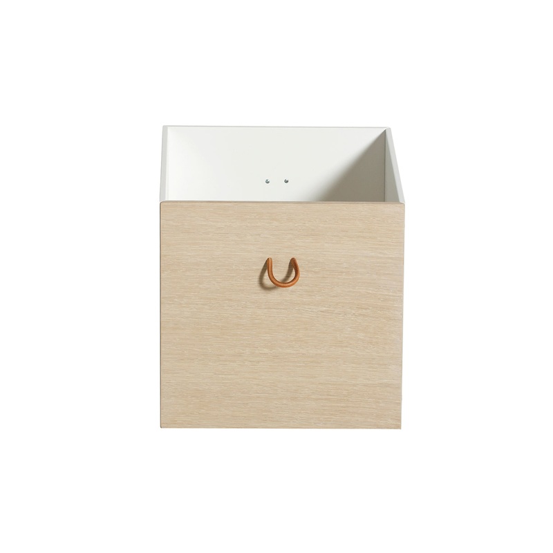 Wood Kisten wei/ Eiche 3 Stck