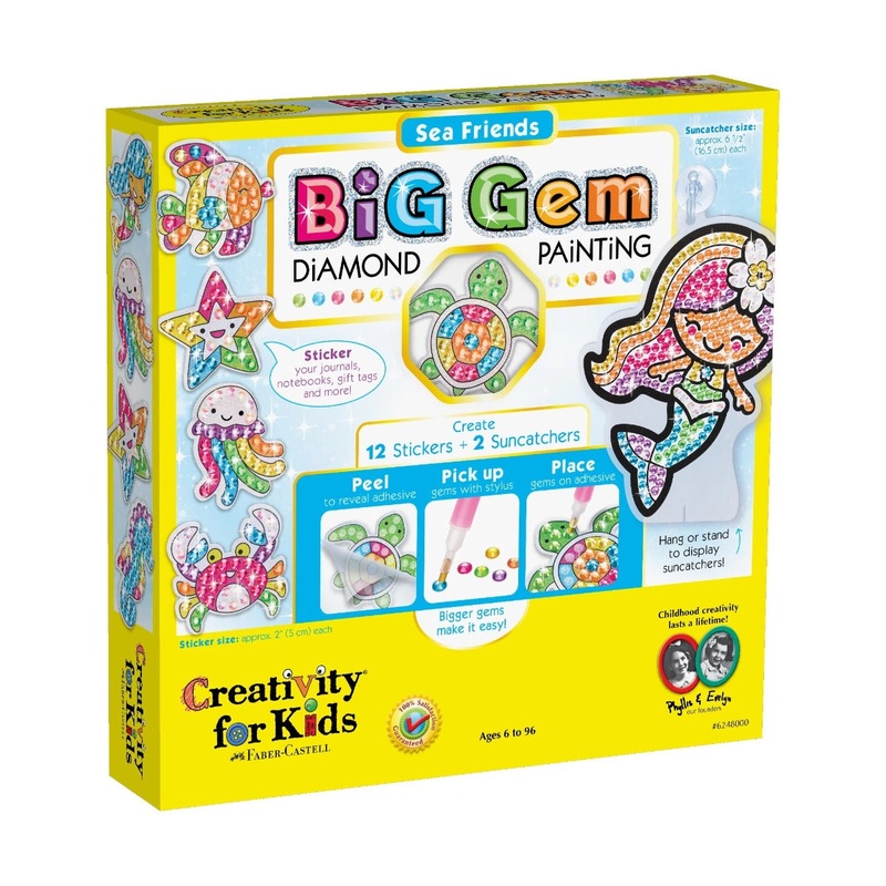 Creativity for Kids Big Gem Diamond Painting Sea Friends