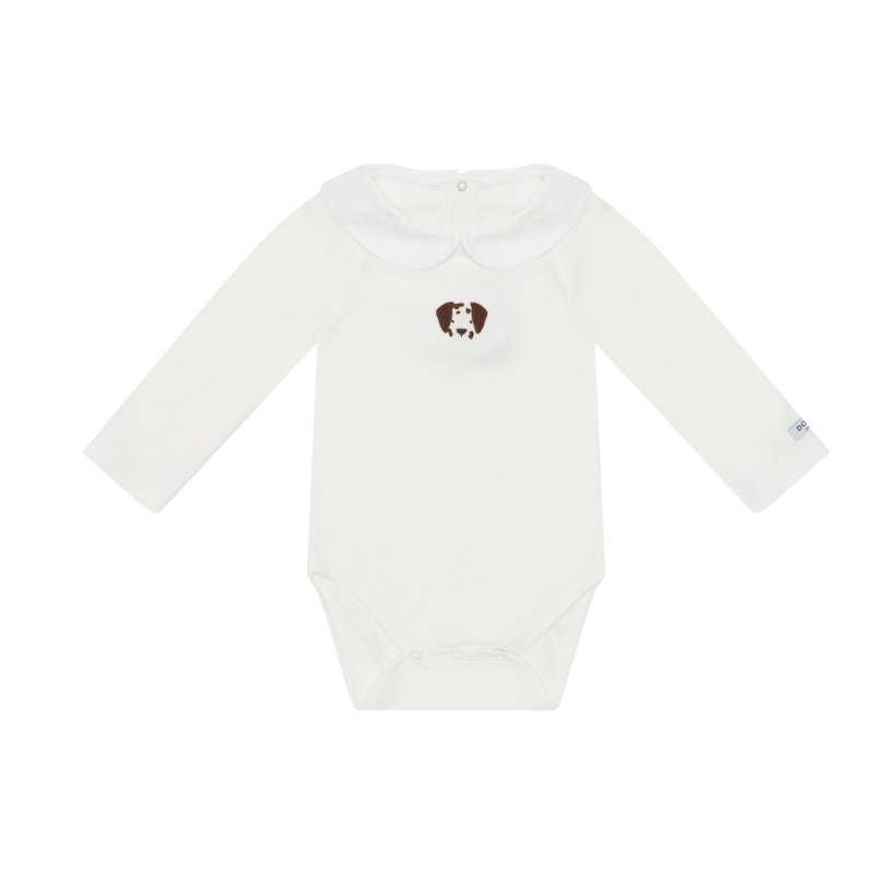 Davo Bodysuit | Dalmatian | Off White