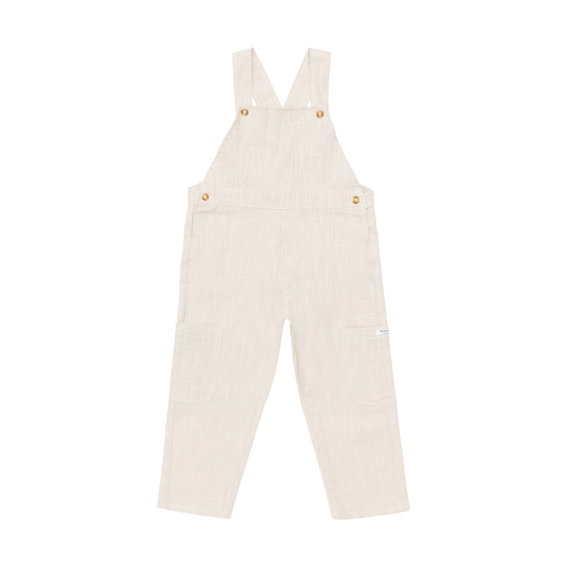 Jaylen Linen Overalls | Soft Sand