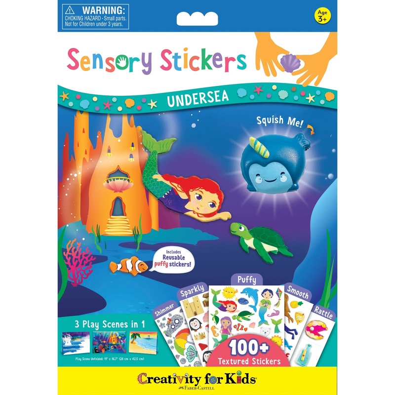 Creativity for Kids CK6362 Sensory Stickers – Undersea