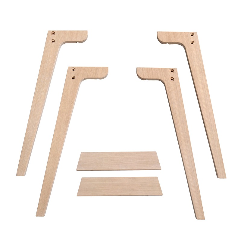 Wood Extra Tischbeinset fr Schreibtisch (72,6 cm)