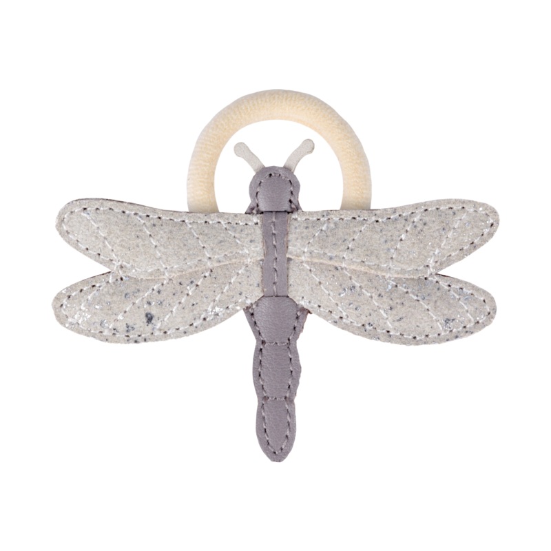 Zaza Sky Hair Tie | Libelle | Lilac Metallic Suede